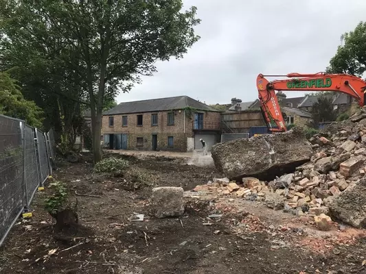 Avonley Road clearing site